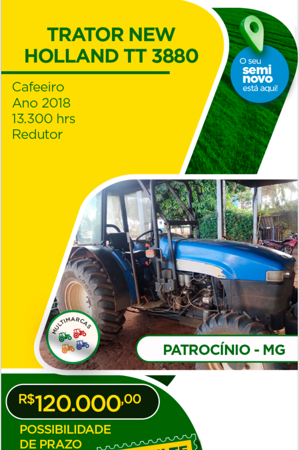 New holland TT 3880