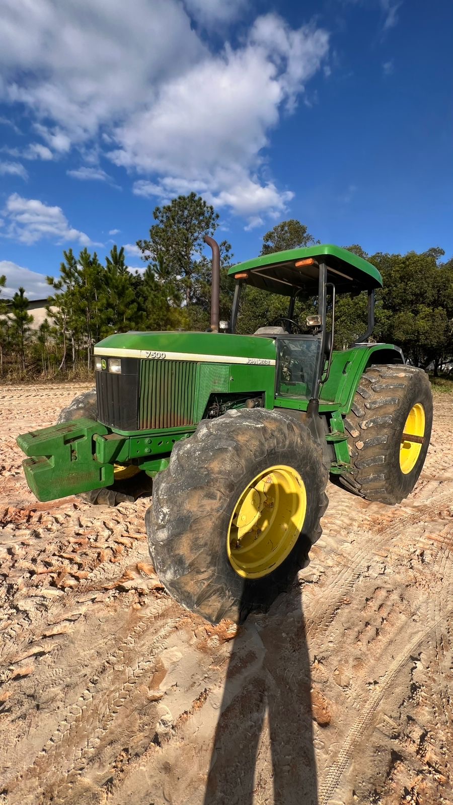 Trator John Deere 7500, Ano 2000
