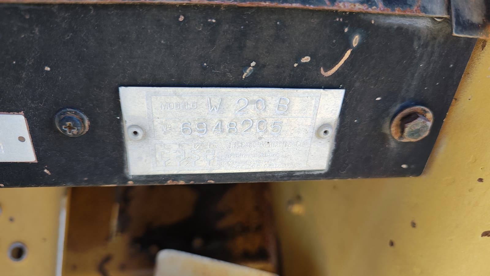 Case W20B ano 1986